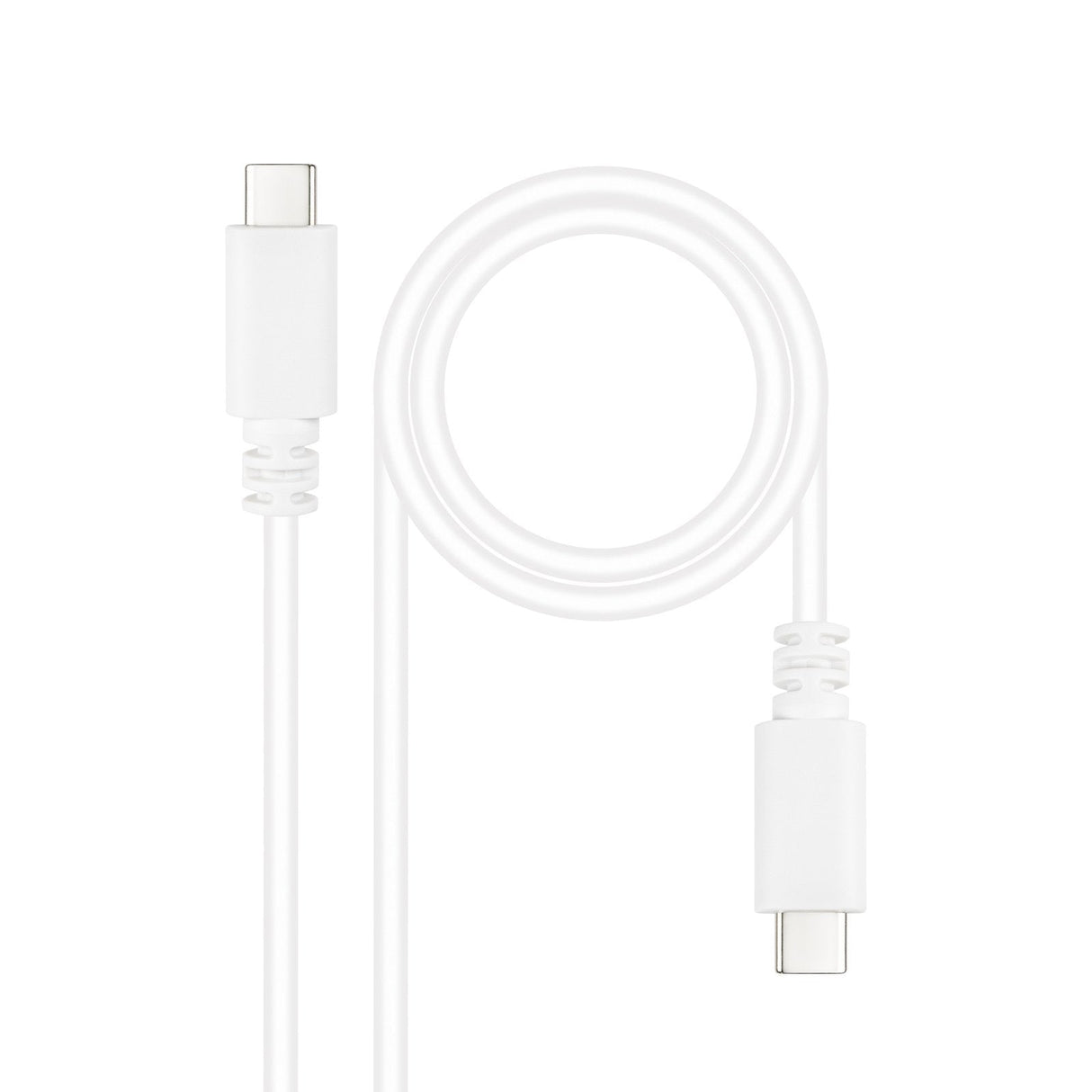 Cable Usb 2.0 3a Tipo Usb-C/M-Usb-C/M Blanco 1.0 M