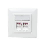 Logilink Modulare Wanddose F. Glasfaser Mit Lc-Duplex-Stecker