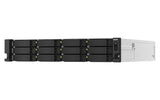 EAN 4711103082249 - QNAP TS-h1887XU-RP NAS Bastidor (2U) Intel Xeon E E-2334 16 GB DDR4 0 TB QuTS hero Negro, Blanco imagen 4