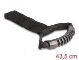Tragegurt Mit Klettverschluss L 435 X B 50 Mm Schwarz 2 Stück