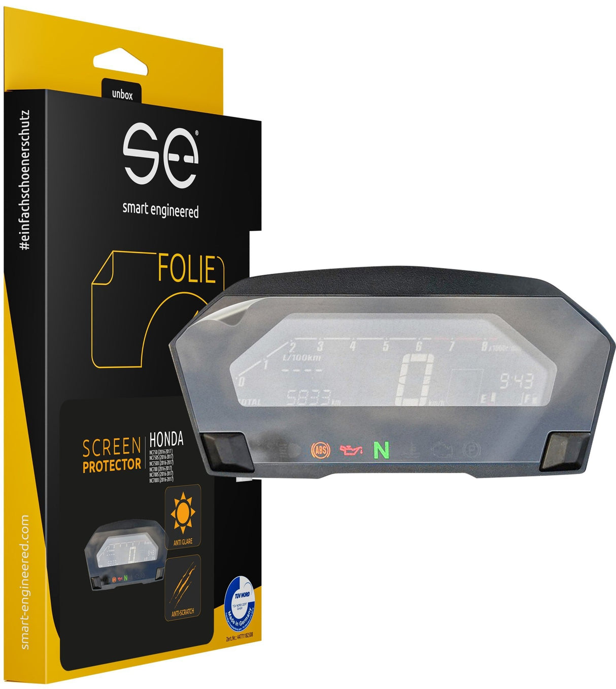 Smart Engineered Se-Dcp-2-0102-0142-1-M Protector De Pantalla Honda Nc750 / Nc750s / Nc750x / Nc700 / Nc700s / Nc700x (2016 - 2017)