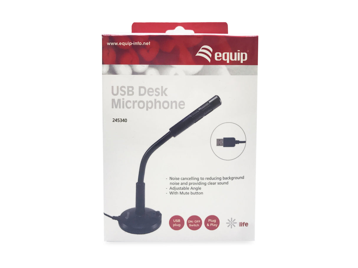 EAN 4015867226261 - Equip 245340 Negro Micrófono de superficie para mesa imagen 4