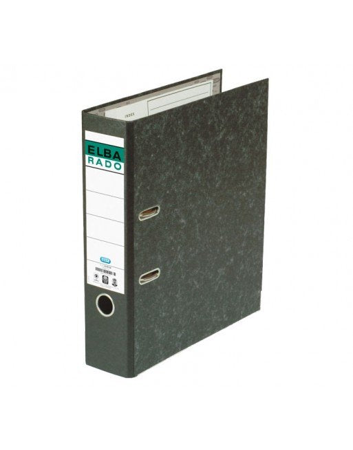 Elba Archivador Palanca Folio Lomo Ancho Rado Negro