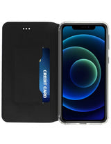 Akashi Funda Folio Con Stand Negro Apple Iphone 12 Pro