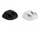 EAN 4043619183463 - DeLOCK 18346 organizador de cables Escritorio/pared Soporte para cables Negro, Blanco 6 pieza(s) imagen 1