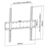 Soporte De Pared Inline Basic, Para Tv De Pantalla Plana De 81-140 Cm (32-55"), Máx. 40 Kg