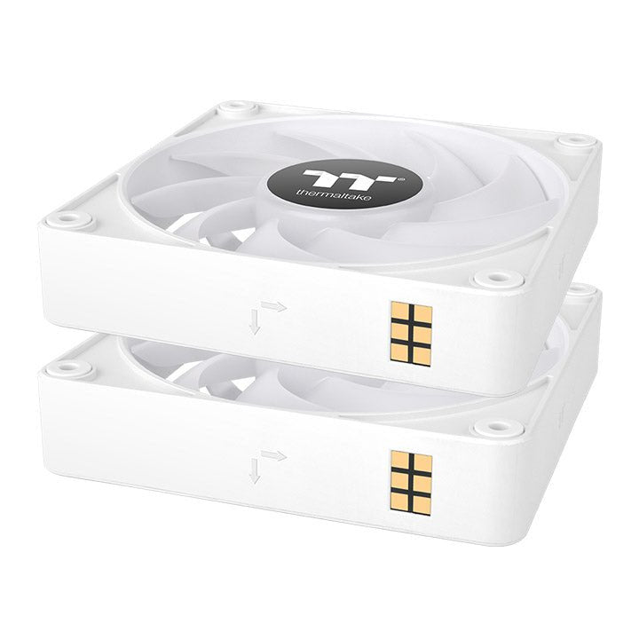 Ventilador  Pc Thermaltake Ct140 Ex Argb Sync De Refrigeración Para Pc, Ventilador Blanco, Paquete De 3 Cl-F191-Pl14sw-A