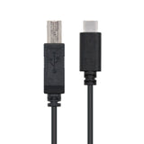 Nanocable Cable De Impresora Usb-B 2.0 Macho A Usb-C Macho 1m