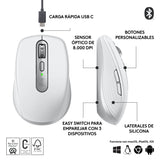 EAN 5099206111745 - Logitech MX Anywhere 3S ratón Oficina Mano derecha RF Wireless + Bluetooth Laser 8000 DPI imagen 15