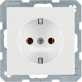 Berker 41436089 Schuko-Steckdose Polarweiss Samt