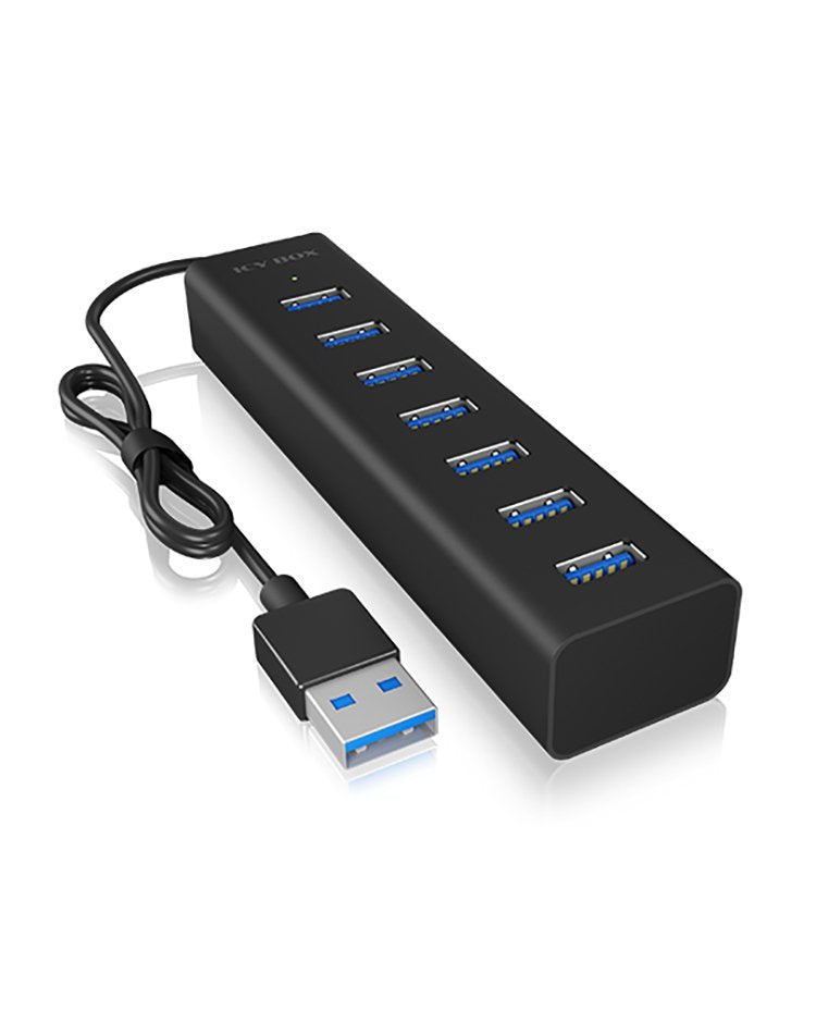 Hub De 7 Puertos Icybox Ib-Hub1700-U3 Puertos Usb 3.0 Tipo A