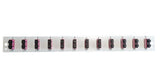 Efb Bestckte Frontblende Mit 12 X Sc Duplex Kupplung Om3 Vertikal, Grau