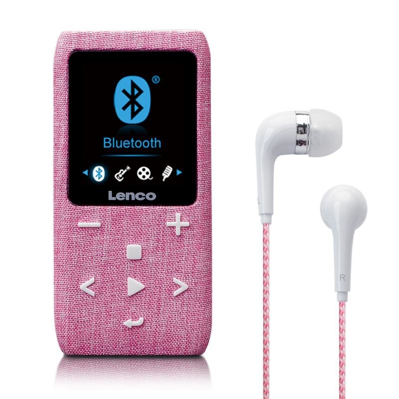 Lenco Xemio-861pk Rosa Reproductor Mp3 Mp4 Microsd De 8 Gb Bluetooth