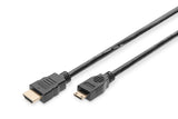 Assmann Hdmi 1.3 Highspeed Connection Cable Hdmi A M/Minihdmi C M 2m Black