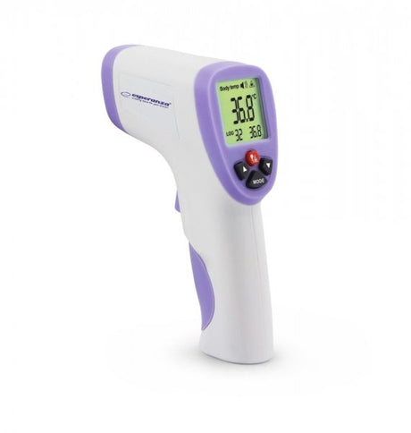 EAN 5901299914960 - Esperanza ECT002 termómetro digital Termómetro con sensor remoto Púrpura, Blanco Oído, Frente, Oral, Rect imagen 1