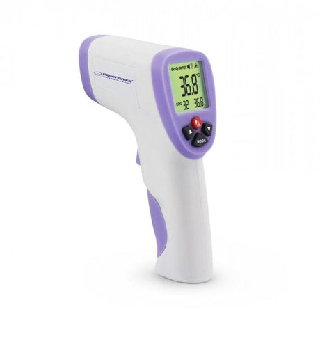 EAN 5901299914960 - Esperanza ECT002 termómetro digital Termómetro con sensor remoto Púrpura, Blanco Oído, Frente, Oral, Rect imagen 1