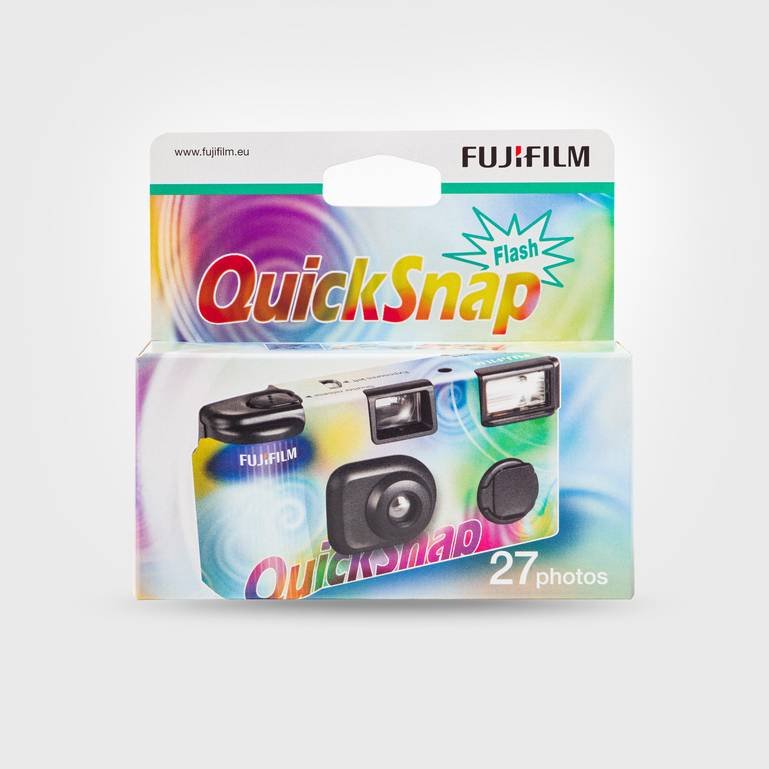 Fujifilm Quicksnap Desechable De Un Solo Uso Flash Cámara 27 Exposiciones-Moda