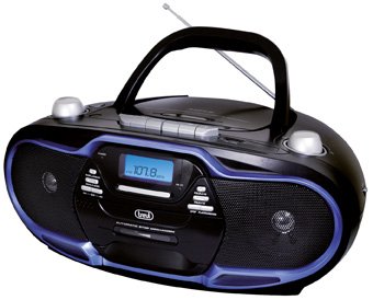 EAN 8011000031088 - Trevi 057404 sistema estéreo portátil Digital 20 W AM, FM Negro, Azul Reproducción MP3 imagen 1