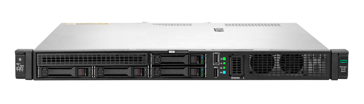 EAN 190017826394 - HPE ProLiant DL20 Gen11 6333P 3.1GHz 6c 1P 1x32GB-U 4SFF 2x480GB SSD 1x1000W PS EU Server servidor 960 GB  imagen 6