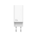 Cargador De Pared Leotec Lecsph65w3w 2xusb Tipo-C 1xusb 65w
