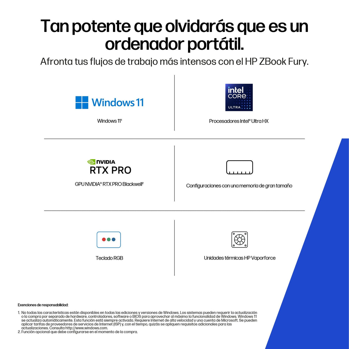 Zbook Fury 16 G1i  Win 11 Pro Vpro