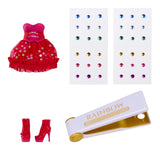 EAN 0035051597803 - Rainbow High Be Dazzling Fashion Dolls- Vivienne Rouge (Red) imagen 3