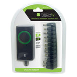 Techly Ipw-Nts70wty Fuente De Alimentación Para Portátil 70w/4.7a 15-19.5v 12 Conectores Dc