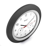 Mebus 19449 Reloj De Pared Reloj De Pared Digital Alrededor Negro, Blanco