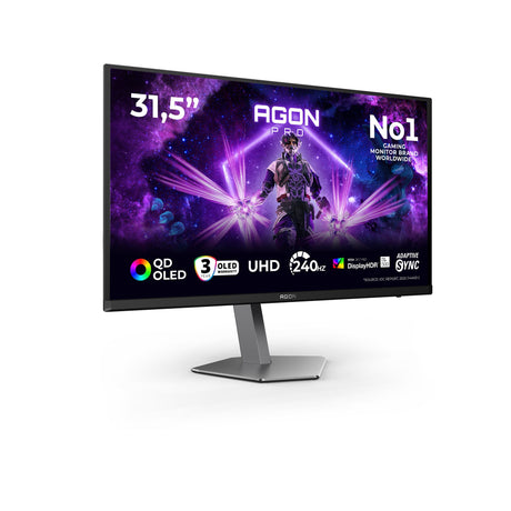 EAN 4038986113465 - AOC AGON PRO AG326UZD2 pantalla para PC 80 cm (31.5") 3840 x 2160 Pixeles 4K Ultra HD OLED Negro imagen 2