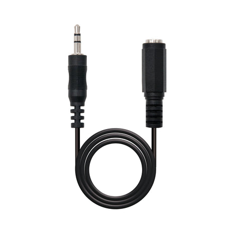 EAN 8433281002814 - Nanocable 10.24.0205 cable de audio 5 m 3,5mm Negro imagen 1