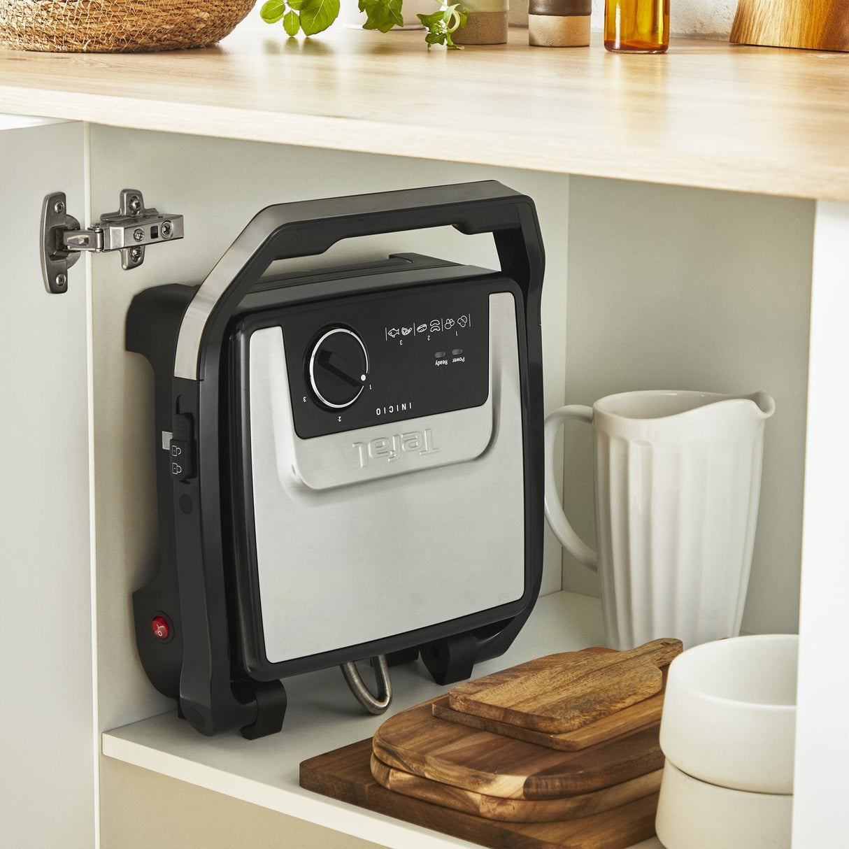 Tefal Inicio Adjust Gc272d10 Parrilla Eléctrica De Contacto