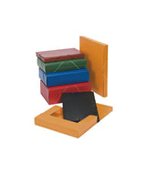 Carchivo Carpeta De Proyectos 3cm Montada Cartón Compacto Pintado Brillo Con Gomas Folio Azul