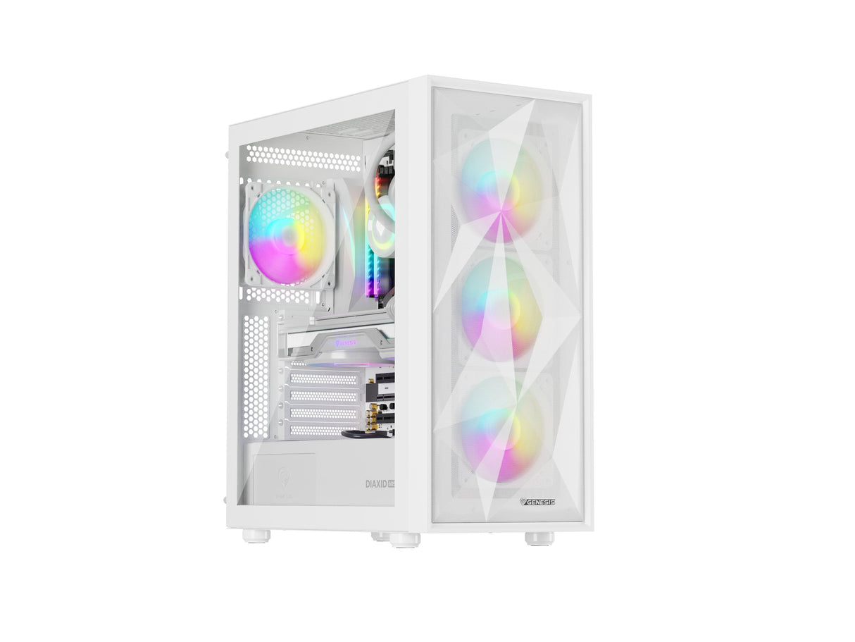 EAN 5901969444544 - GENESIS Diaxid 605 ARGB Midi Tower Blanco imagen 3