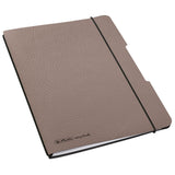 Cuaderno Herlitz Flex A6 40 Hojas Aspecto Cuero Fsc Mix Taupe