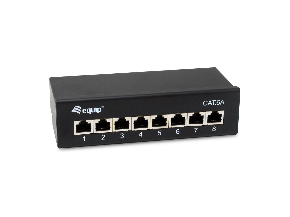 Equip Patchpanel 8x Rj45 Cat6a Ftp 1he Premium Negro
