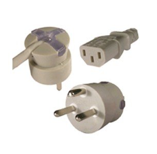 Smartplug Dk-Netkabel Gr  10,0m, Lige Apparatstik