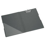 Carpeta Portapapeles Herlitz A4 Pf Gris / Negro Con Portalápices