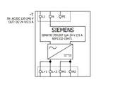 Siemens 6ep13321sh71 Simatic S7-1200 Power Modul Pm1207 Gerege. Stromvers.