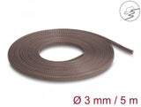 Delock Funda Trenzada A Prueba De Roedores Emirable 5 Mx 3 Mm Marrón
