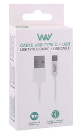 EAN 3303170097786 - T'nB WTCUSB1 cable USB 1 m USB C USB A Blanco imagen 2