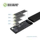 Tooq Shinobi Carcasa Externa Ssd M.2 Ngff/Nvme Usb-C 3.1 Gen2 Rgb