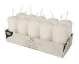 Starpak Papstar Stumpenkerzen 9 Cm Blanco
