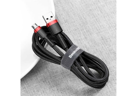 EAN 6953156280373 - Baseus Cafule cable USB 2 m USB A Micro-USB A Negro, Rojo imagen 8