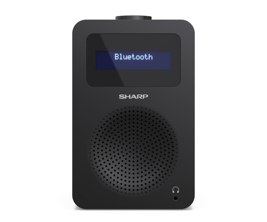 Sharp Dr-430(Bk) Digital Radio, Fm Dab Dab+, Bluetooth 5.0, Midnight Black