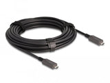 Delock Aktives Optisches Usb-C Video + Daten + Pd Cable 10 M