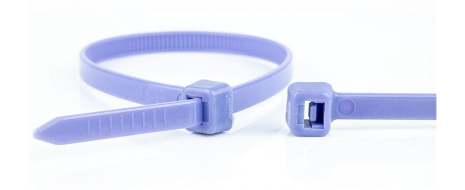 EAN 8717278572468 - WKK 110126771 presilla Brida reutilizable Plástico, Poliamida Púrpura 100 pieza(s) imagen 1