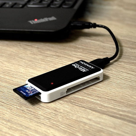 EAN 8595247901385 - Axagon CRE-X1 lector de tarjeta USB 2.0 Negro, Blanco imagen 6