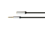 Python Cable De Audio 4-Pol. Klinkenst. An Conector Hembra Negro 2m
