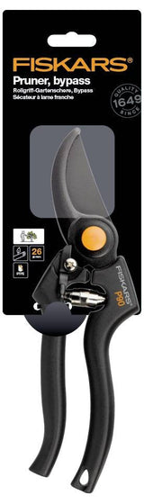 Fiskars 111960 Tijeras De Podar Evitar Negro