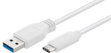 EAN 5711783204978 - Microconnect USB3.1CA02W cable USB USB 3.2 Gen 1 (3.1 Gen 1) 0,2 m USB C USB A Blanco imagen 1